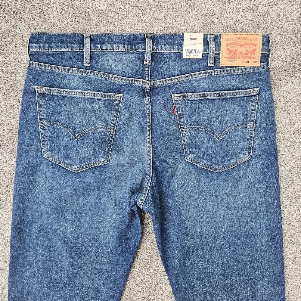 Levi's Mens 559 Relaxed Straight Fit Denim Jeans Casual Levis Ease SZ 38x30 NWT
